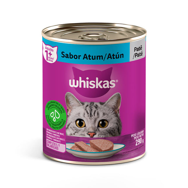 Ração Úmida Whiskas Patê Lata para Gatos Adultos