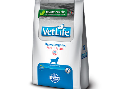 Ração Vet Life Canine Hypoallergenic Pork & Potato