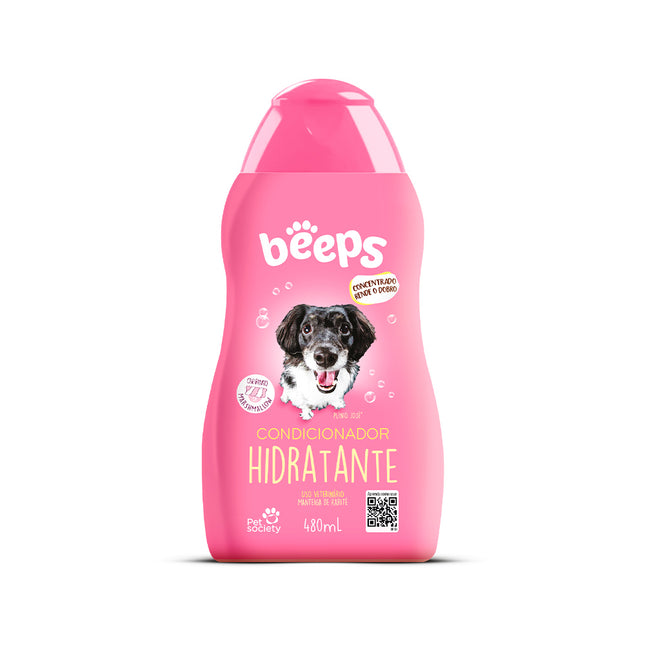 Condicionador Hidratante Beeps 480 ml – Marshmallow – Pet Society