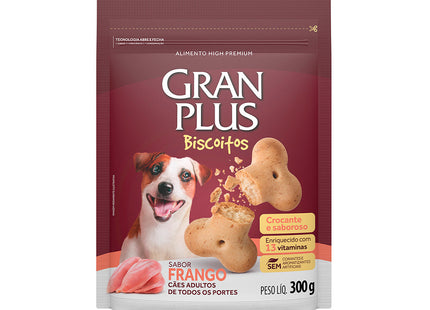 Biscoito GranPlus para Cães Adultos 300 g – Sabores
