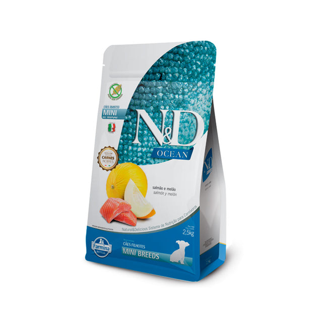 N&D Ocean Canine Puppy Mini Salmão e Melão