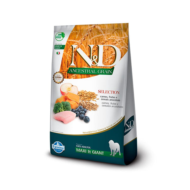 N&D Ancestral Grain Selection Canine Adult Maxi & Giant 15kg