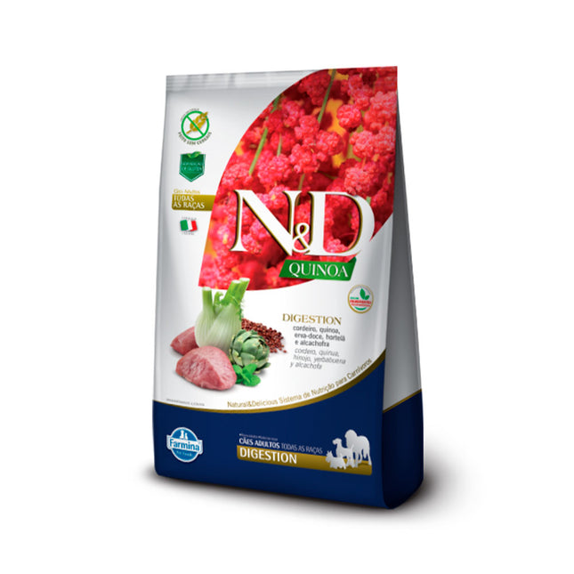 N&D Quinoa Canine AD Mini Digest Cordeiro 2,5 kg