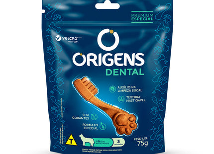 Petisco Origens Dental Porte Médio 75 g / 90 g