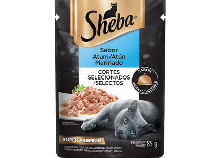 Ração Úmida Sheba Gato Adulto Cortes Selecionados 85g