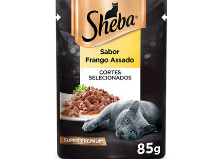 Ração Úmida Sheba Gato Adulto Cortes Selecionados 85g