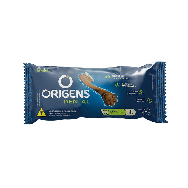 Petisco Origens Dental P – Porte Pequeno 15g / 75g