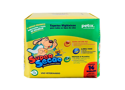 Tapete Higiênico Petix Super Secão 80×60 cm – Embalagens com 14 ou 30 un.