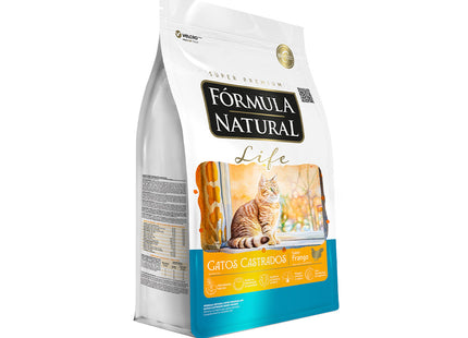 Fórmula Natural Life – Ração Seca para Gatos Adultos Castrados