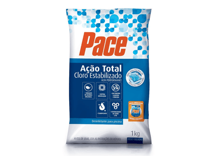 Cloro Pace Ação Total HTH 1 Kg – Cloro Granulado Estabilizado Multi‑Ação