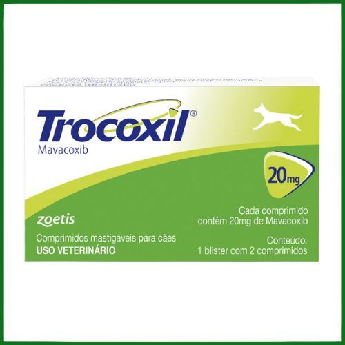Anti-inflamatório Zoetis Trocoxil 20mg para Cães
