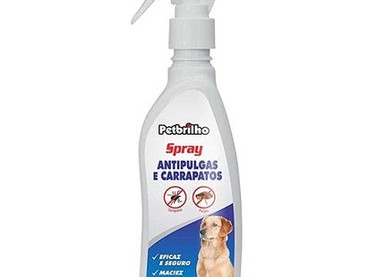 Antiparasitário Externo Interbrilho Spray Antipulgas e Carrapatos 150ml para Cães e Gatos