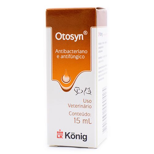 Produto Otológico König Otosyn para Cães e Gatos