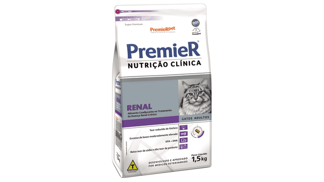 PremieR Nutrição Clínica Renal Ração para Gatos