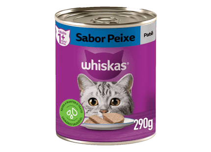 Ração Úmida Whiskas Patê Lata para Gatos Adultos