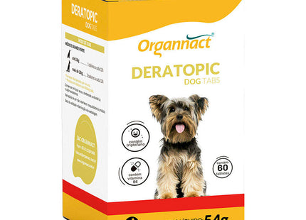 Organnact Deratopic Dog Tabs 54 g – Suplemento para Cães