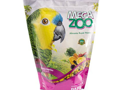Ração Seca Mega Zoo Frutas para Papagaios