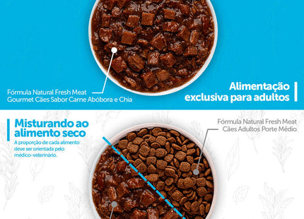 Fórmula Natural Fresh Meat Gourmet Cães Adultos 70g
