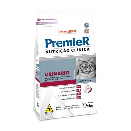 Ração Seca Premier Nutrição Clínica Urinário para Gatos