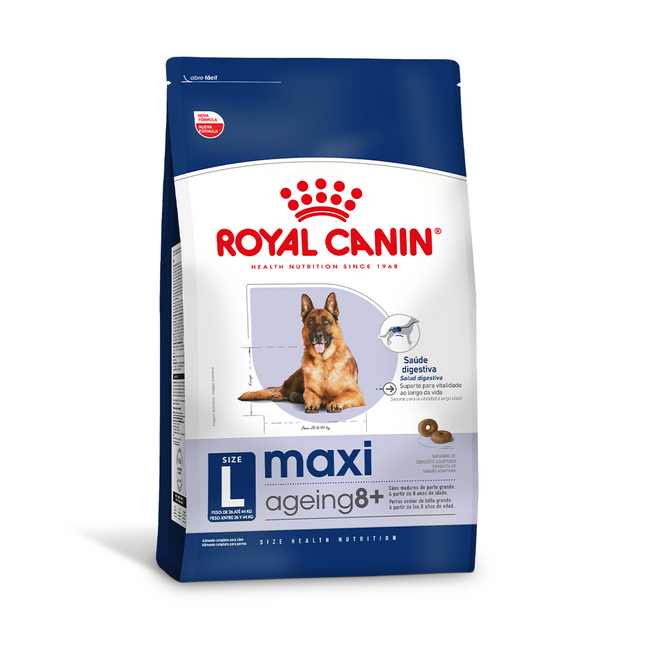 Royal Canin Maxi Ageing 8+ – Ração para Cães de Raça Grande
