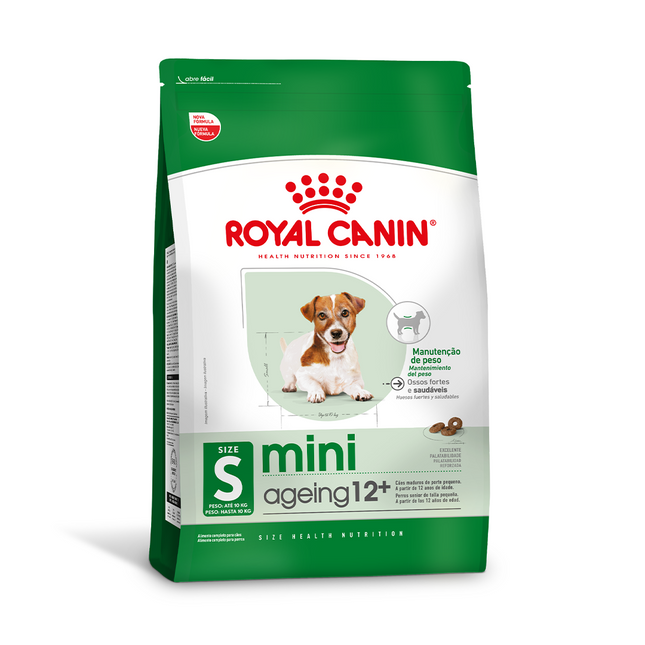 Royal Canin Mini Ageing 12+ – Ração Seca para Cães Idosos de Raças Pequenas
