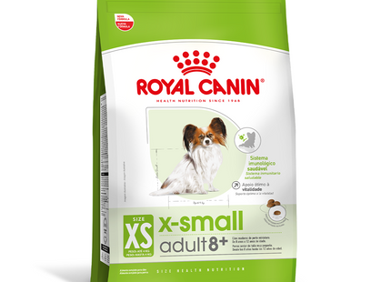 Royal Canin X‑Small Adult 8+ – Ração Seca para Cães Adultos/Idosos de Raças Muito Pequenas