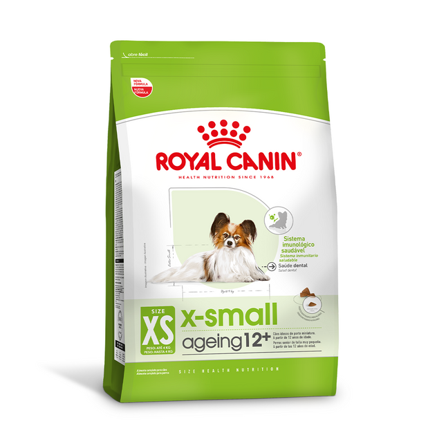 Royal Canin X‑Small Ageing 12+ – Ração Seca para Cães Idosos de Raças Muito Pequenas