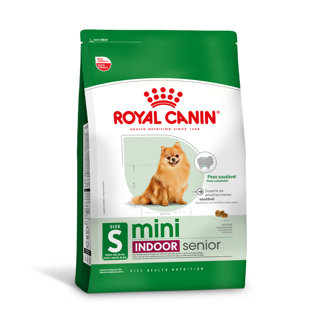 Royal Canin Mini Indoor Senior – Ração Seca para Cães Idosos de Raças Pequenas
