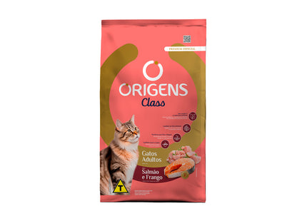 Origens Class Gatos Adultos Premium Especial Salmão e Frango
