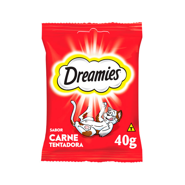 Petisco Dreamies Carne para Gatos Adultos 40 g