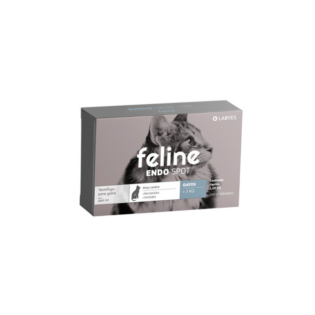 Feline Endospot para Gatos Acima de 5 kg 1,2 mL