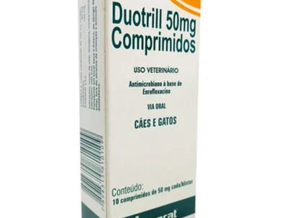 Antibiótico Duprat Duotril 50mg para Cães
