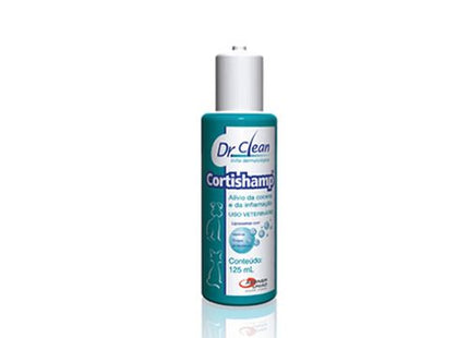 Shampoo Dermatológico Cortishamp 125ml para Cães e Gatos