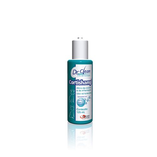 Shampoo Dermatológico Cortishamp 125ml para Cães e Gatos