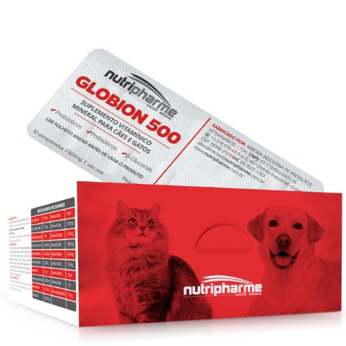 Suplemento Vitamínico Wvt Globion Pet para Cães e Gatos