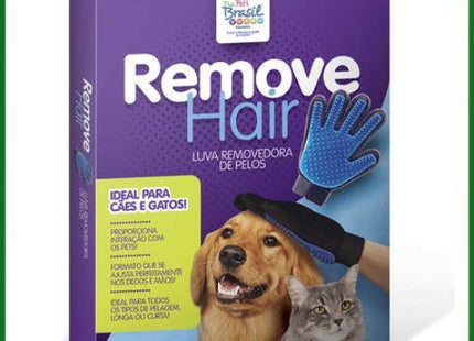Escova The Pets Brasil Luva Removedora Remove Hair para Cães e Gatos