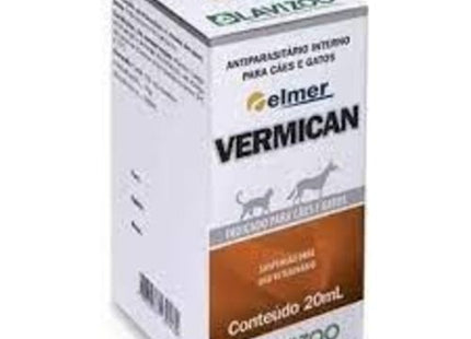 Vermífugo Inove Vermican 20ml para Cachorros