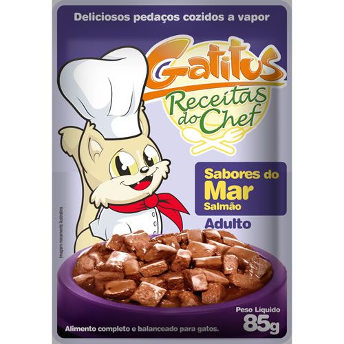 Petisco Gatitus Sabores do Mar para Gatos
