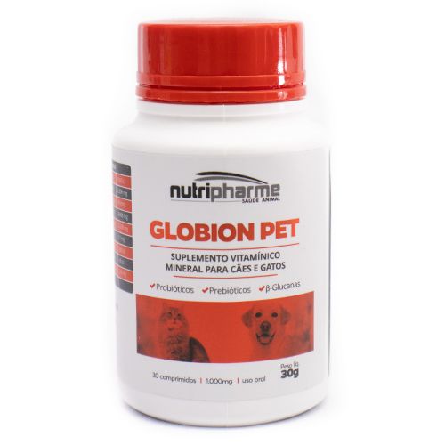 Suplemento Vitamínico Globion Pet para Cães e Gatos