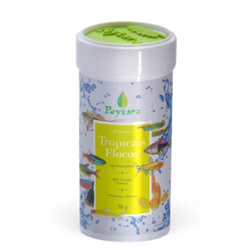 Ração Seca Poytara Tropicais Flocos para Peixes