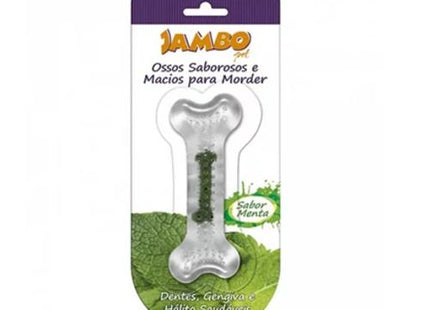 Osso Jambo Silicone Boninho Pequeno para Cachorros