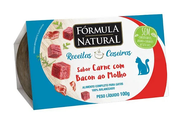 Ração Úmida Fórmula Natural Receitas Caseiras Gatos Adultos Sabores