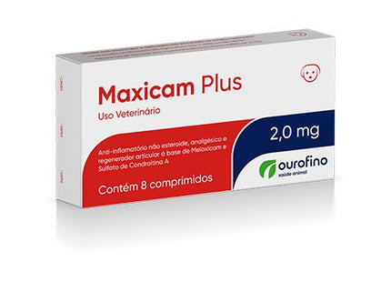 Anti-inflamatório Ourofino Maxicam Plus 2,0mg para Cães