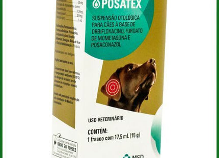 Produto Otológico Wvt Posatex 17,5ml para Cães