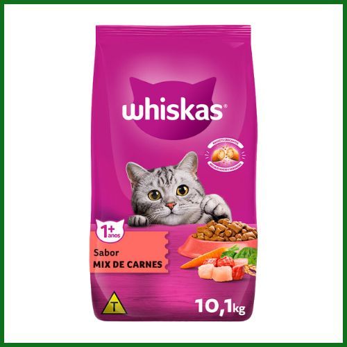 Ração Seca Whiskas Mix de Carnes para Gatos Adultos