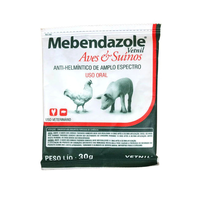 Mebendazole Aves – Anti-helmíntico de Amplo Espectro