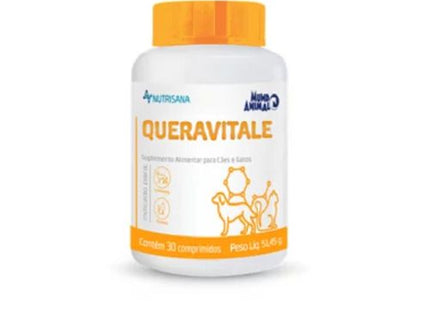 Suplemento Vitamínico Nutrisana Queravitale para Cães e Gatos