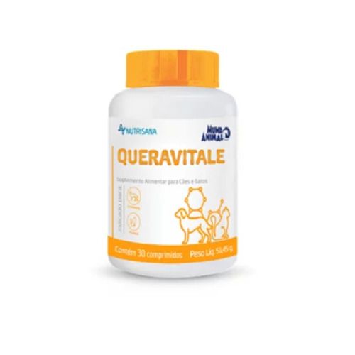 Suplemento Vitamínico Nutrisana Queravitale para Cães e Gatos