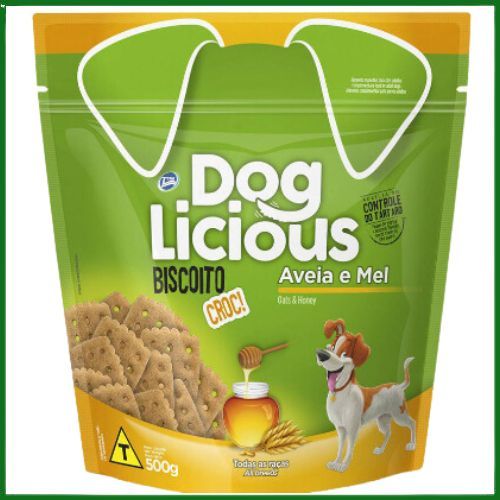Biscoito Dog Licious Aveia para Cachorros