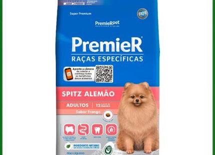 Ração Seca Premier para Cachorros Adultos de Raça Spitz Alemão